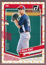 2023 Donruss Baseball Base On Fire #141 Mick Abel (Phillies)/75