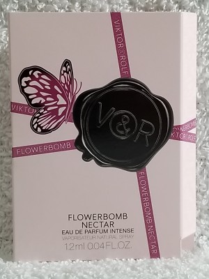 Viktor Rolf FLOWERBOMB NECTAR Eau De Parfum Intense Spray Vial .04 oz/1.2mL New