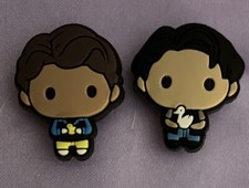 FRIENDS TV Series Croc Shoe Charms Chandler With Chick, Joey With Duck