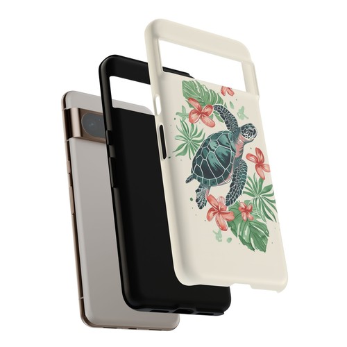 Tropical Turtle Island Flower Phone Case for iPhone, Samsung Galaxy, Pixel - Picture 159 of 175