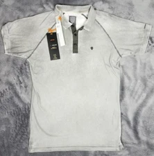 883 Police Koko Shirt Polo Black Olive Short Sleeve Shirt  NWT Size 3 Men's