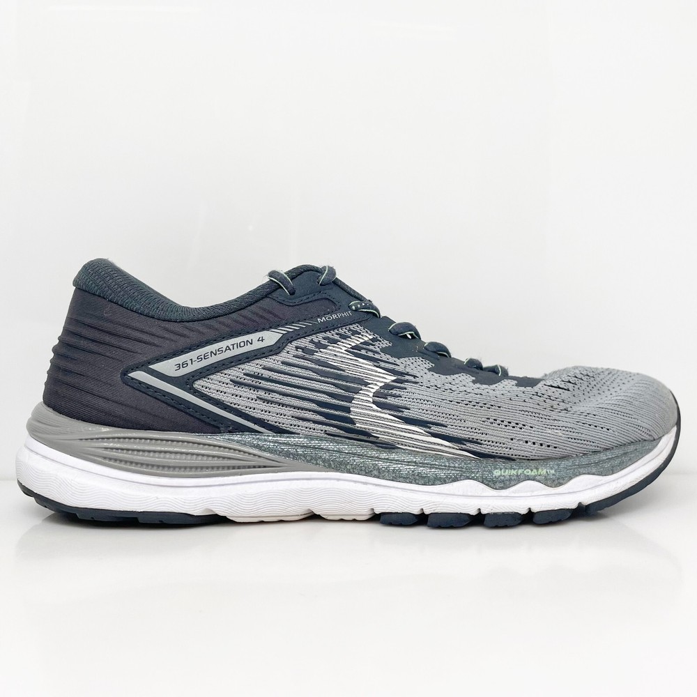 361 Degrees Womens Sensation 4 Y956-0706 Gray Running Shoe Sneakers Size 8