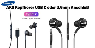 Original AKG USB-C Samsung Kopfhörer Headset Galaxy S25 S24 S23 S22 S21 Note