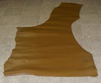 Nha8017-2) Part Hide Of Finished Brown Cow Leather Hide Skin Nha8017-2) Part Hide Of Finished Brown Cow Leather Hide Skin