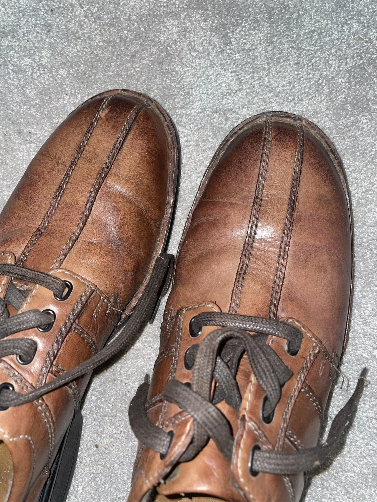 Clarks Collection 14885 Oxford stringate uomo pelle marrone taglia 10 5 M