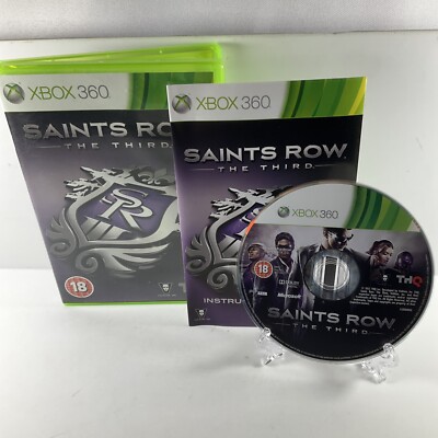 Saints Row: The Third (Microsoft Xbox 360, 2011) Complete with