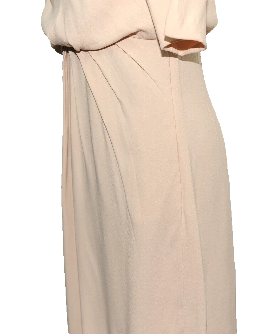 ICONICO ABITO A TUBINO VALENTINO ROMA MADE IN ITALY HOLLYWOOD 10 UK ROSA CHIARO