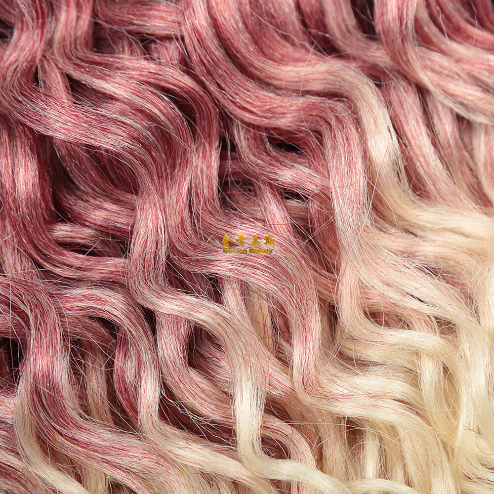 18" 24" Deep Twist Crochet Braids Hawaii Curls Ocean Wave Crochet Hair