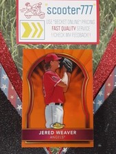 2011 FINEST~#52 ⭐JERED WEAVER⭐《ORANGE REFRACTOR》#/99~ANGELS ALL-STAR 