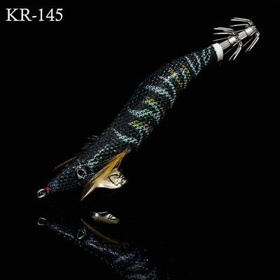 RUI SQUID JIG PURPLE FOIL KR128 SIZE 3.5 EGI FISHING LURE - Foto 4