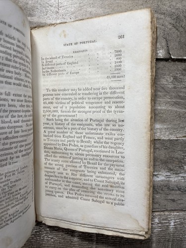 1831 Antique European Records "Annual Retrospect of Public Affairs" Vol. II - Picture 10 of 12