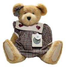 BOYDS BEAR Bearware Brown Teddy Bear With Dress Plush Toy 15" w/ TAG