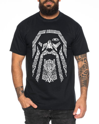 Odin - Herren T-Shirt Odin Raben Wikinger Wodan Valhalla Rising Walhalla Vikings - Bild 1 von 7