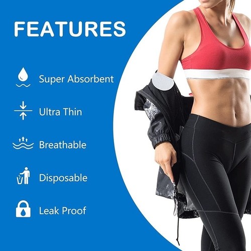 20pcs Underarm Armpit Sweat Pads Stickers Shield Guard Absorbing Disposable HOT - Picture 7 of 9