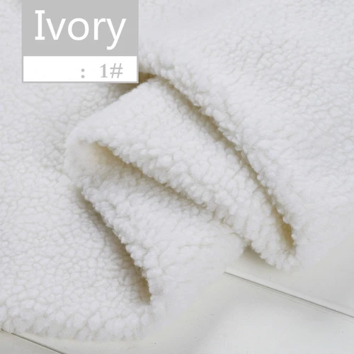 Thicken Sherpa Fleece Faux Lambwool Fabric Berber Fur Lining Sewing Crafts Cloth - Picture 9 of 20