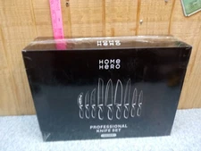 Home Hero Kitchen Knife Set, Black