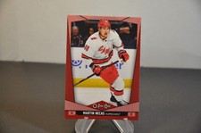 O pee chee hockey 2024-25 Red Border Parallel 485 Martin Necas Carolina Hurrican