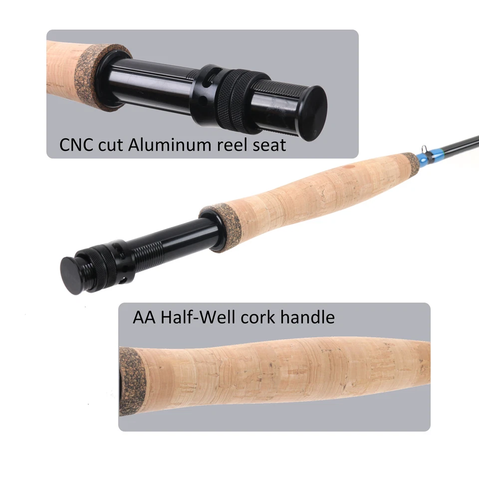 Maxcatch Nymph Fly Fishing Rod 2WT 3WT 4WT 10' 11' 4Sec IM10 Fast Action Rod - Image 4 of 4