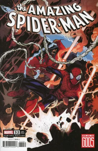 Amazing Spider-Man #32 2023 Kubert G.O.D.S. Cover B Marvel Comics EB159