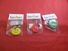 Loco Roco Playstation Portable PSP Promo Charm Tag Dangler Yellow, Red, & Green