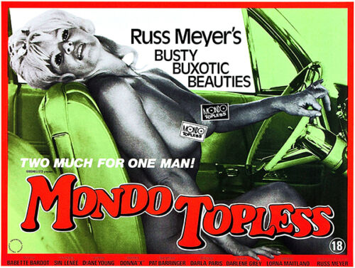Mondo Topless - 1966 - Movie Poster - Afbeelding 1 van 1