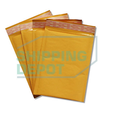1-2000 #0 6x10 Kraft Bubble Mailers Self Seal Padded Envelopes 6''x10'' SecureSeal