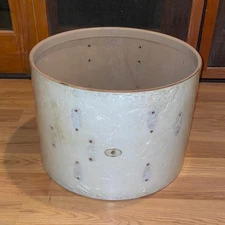 Vintage 60's Slingerland 20" WMP Bass Kick Drum Shell 3-Ply w/ Reinforcing Rings