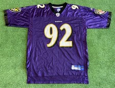 Baltimore Ravens Football Jersey Haloti Ngata Reebok Size XL Authentic Purple