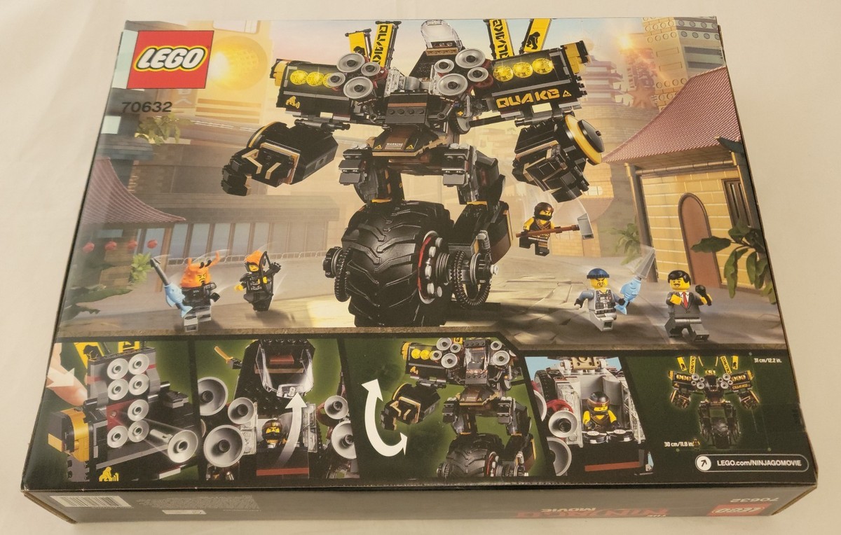 LEGO 70632 Quake Mech Ninjago Cole Misako Crusher Lady Iron Fred