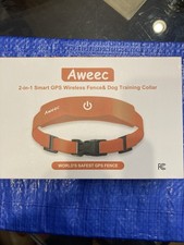 Aweec Smart GPS wireless fence and dog training collar, grey color
