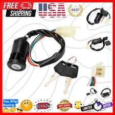 4 Pin Ignition Key Switch 4 Wire Compatible with Tao Tao Coolster Sunl Roketa...
