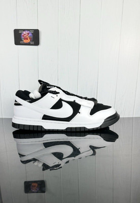Size 13 Men Nike Air Dunk Jumbo 'Reverse Panda' White/Black DV0821 002 Fast Ship