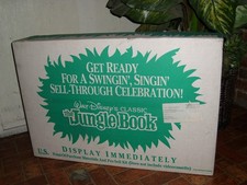 WALT DISNEY'S THE JUNGLEBOOK VINTAGE MOVIE STANDEE ADVERTISING DISPLAY