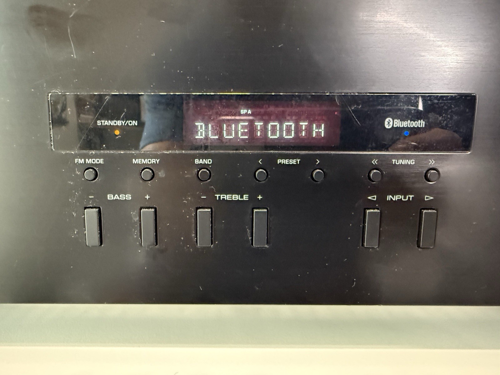 YAMAHA R-S202 NATURAL SOUND STEREO RECEIVER BUNDLE W/ REMOTE ANTENNA BLUETOOTH