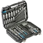 222pc Socket & Bit Set 1/4" 3/8" 1/2" Ratchet Tool Kit Heavy Duty CrV CrMo Steel