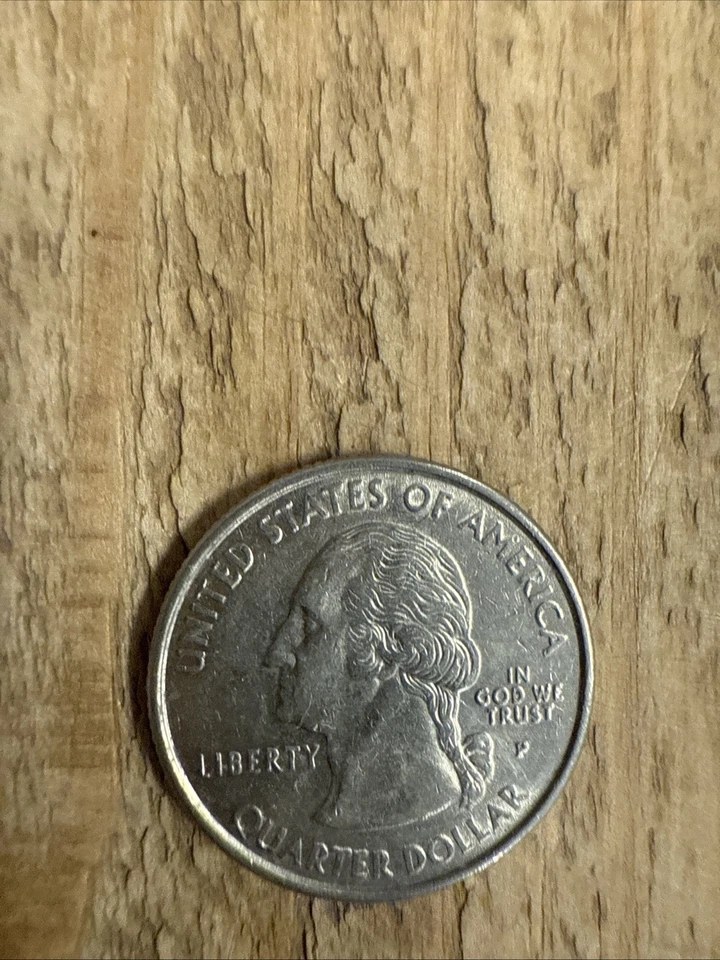 1999 P Connecticut State Quarter Error Coin Obverse And Reverse  - Image 2 of 2