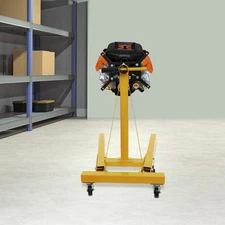 360 Degree Adjustable Mounting Head 2000 lbs Engine Stand Motor Hoist Dolly NEW