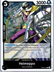 Helmeppo EB04-047 Rare Foil Adventure on Kami's Island One Piece TCG