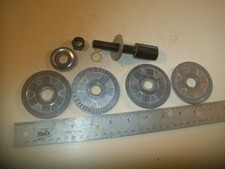 2 3/4" Aluminum Dado Sawing Washer Plates 5/8" Bore & Work Arbor Shopsmith 10-ER