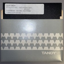 ELECTRC8 Electrical calculations 2307 NORTHERN MICRO SYSTEMS 5.25 Diskette