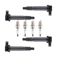 4x Ignition Coil & Spark Plug Set for Toyota 4Runner 2.7L Tacoma 2.4L 2000