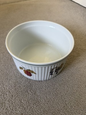 ''Evesham Vale'' Royal Worcester Souffleschale/Servierschale Größe 1, Form 46 80er Jahre