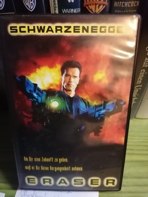 VHS RARITÄT: ARNOLD SCHWARZENEGGER in ERASER (1996) UNCUT