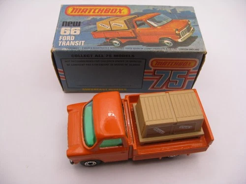 MATCHBOX SUPERFAST No66 FORD TRANSIT MADE IN ENGLAND FROM 1977 to 1980 BY LESNEY