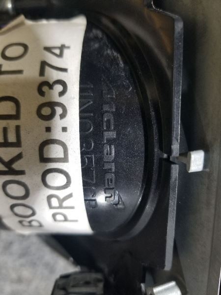 2015 MCLAREN 650S 650 OEM CENTER DASH VENT RADIO DISPLAY BEZEL ASSEMBLY SILVER
