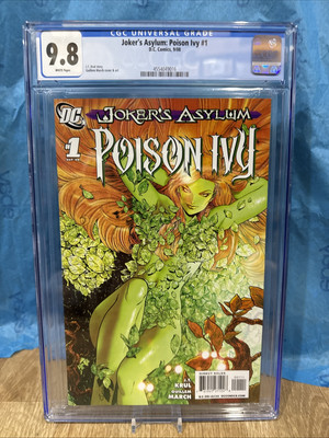 Joker's Asylum: Poison Ivy #1 (DC Comics September 2008) Cgc 9.8 Graded Comic