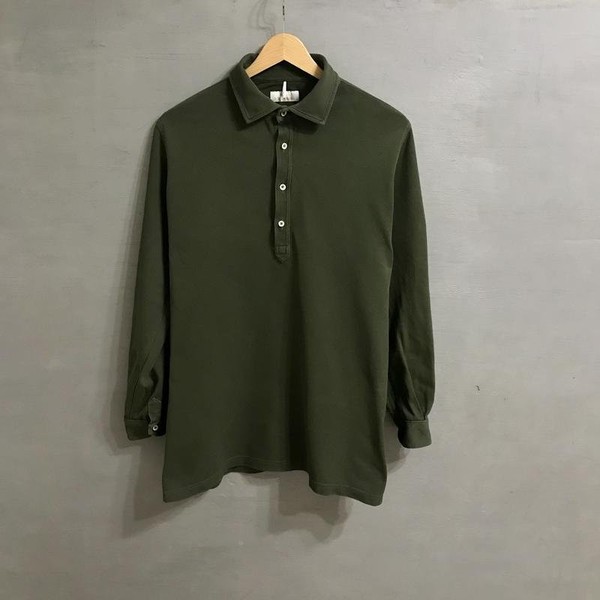 Men Berg & Berg Shirt Khaki Cotton 38 / M / 46