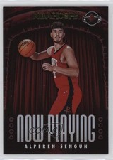 2021-22 Panini NBA Hoops Now Playing Holo Alperen Sengun #16 d4y