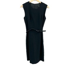 Louben Canada career business casual little black dress classic belted pencil 4