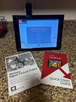 Pix-Star PXT510WR08 10'' Digital Picture Frame - Black